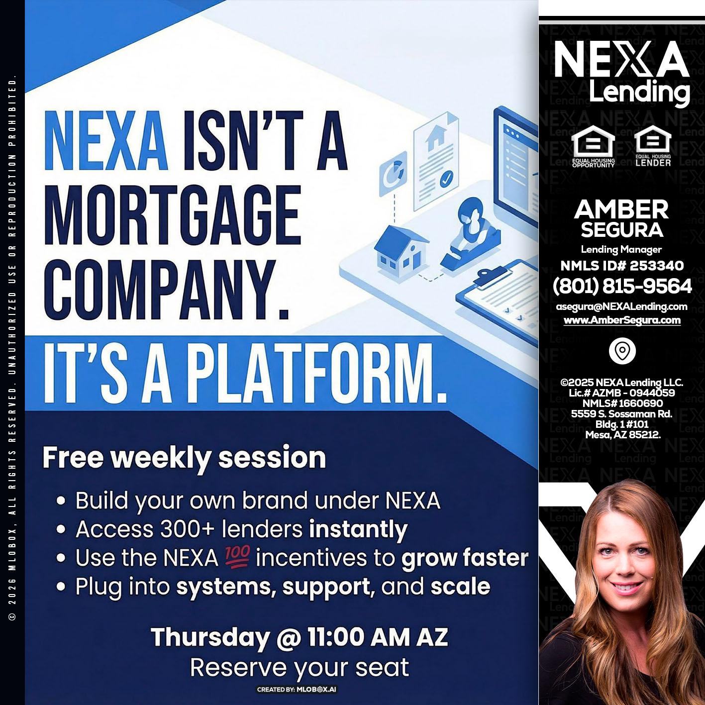NEXA ISNT - Amber Segura -Lending Manager