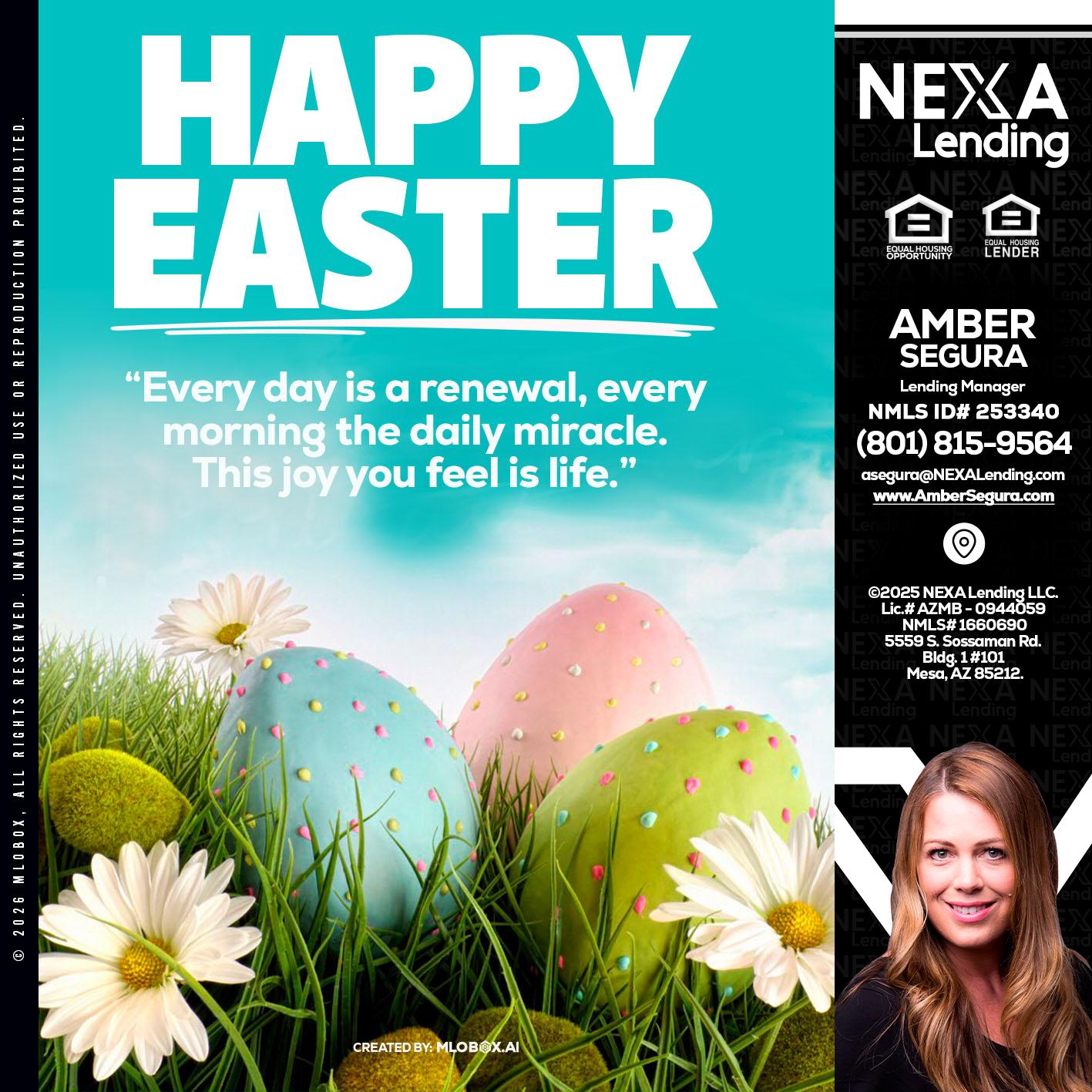 happy easter - Amber Segura -Lending Manager
