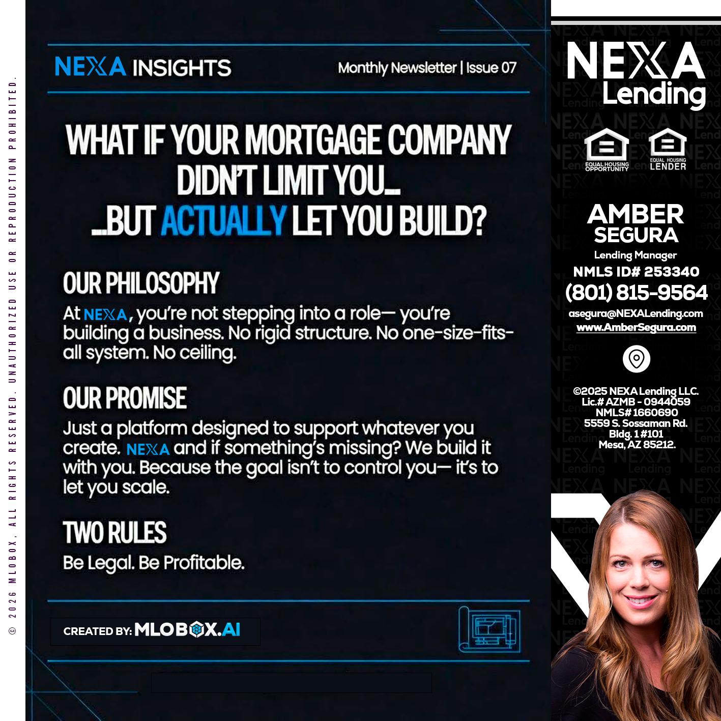 NEXA INSIGHTS - Amber Segura -Lending Manager