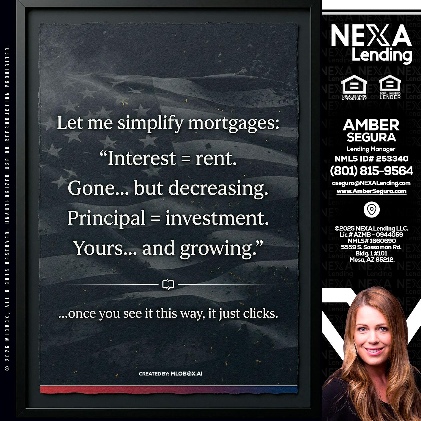 LET ME SIMPLIFY - Amber Segura -Lending Manager