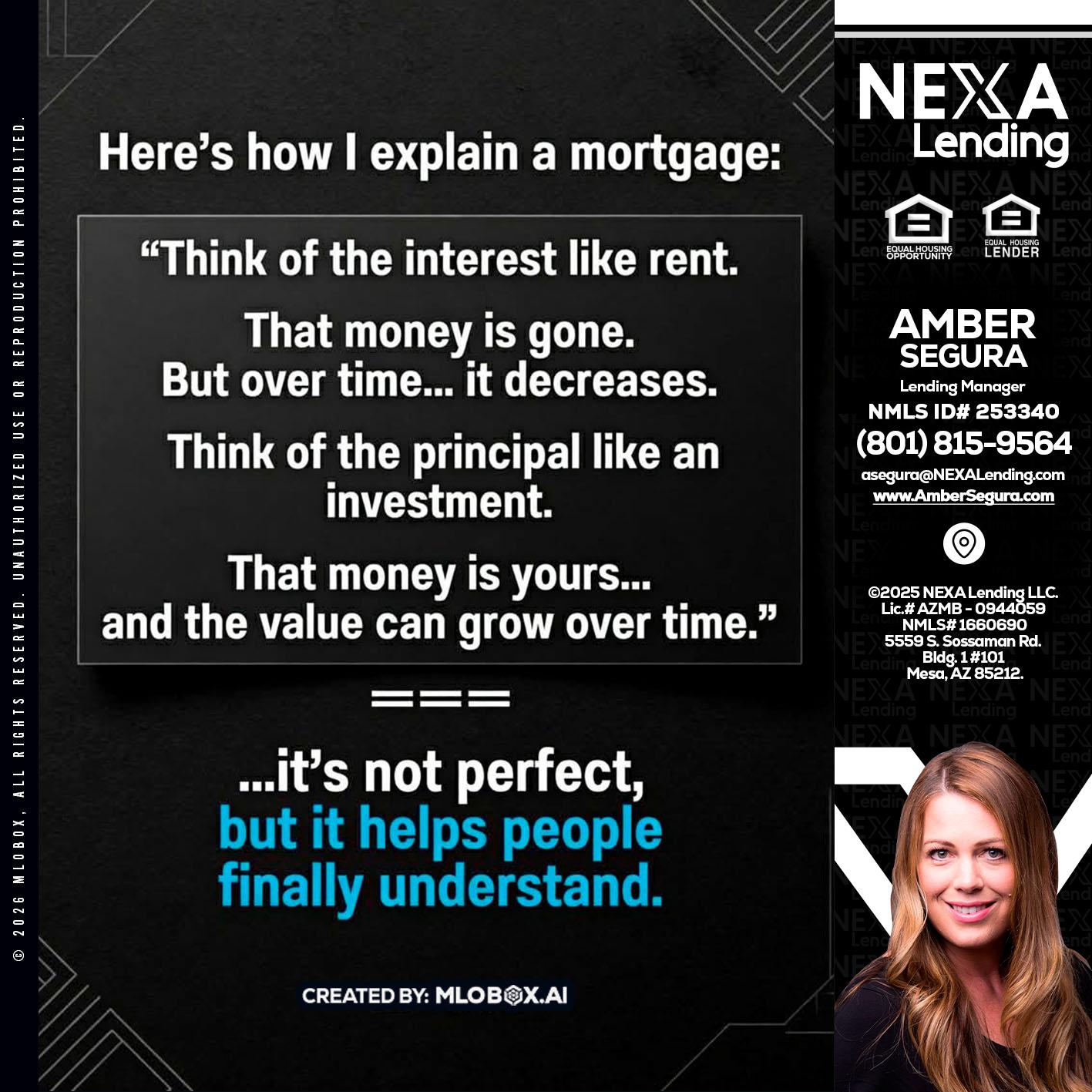 HERES NOW - Amber Segura -Lending Manager