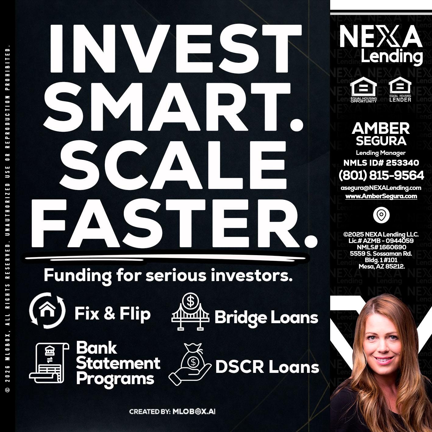 INVEST SMART - Amber Segura -Lending Manager
