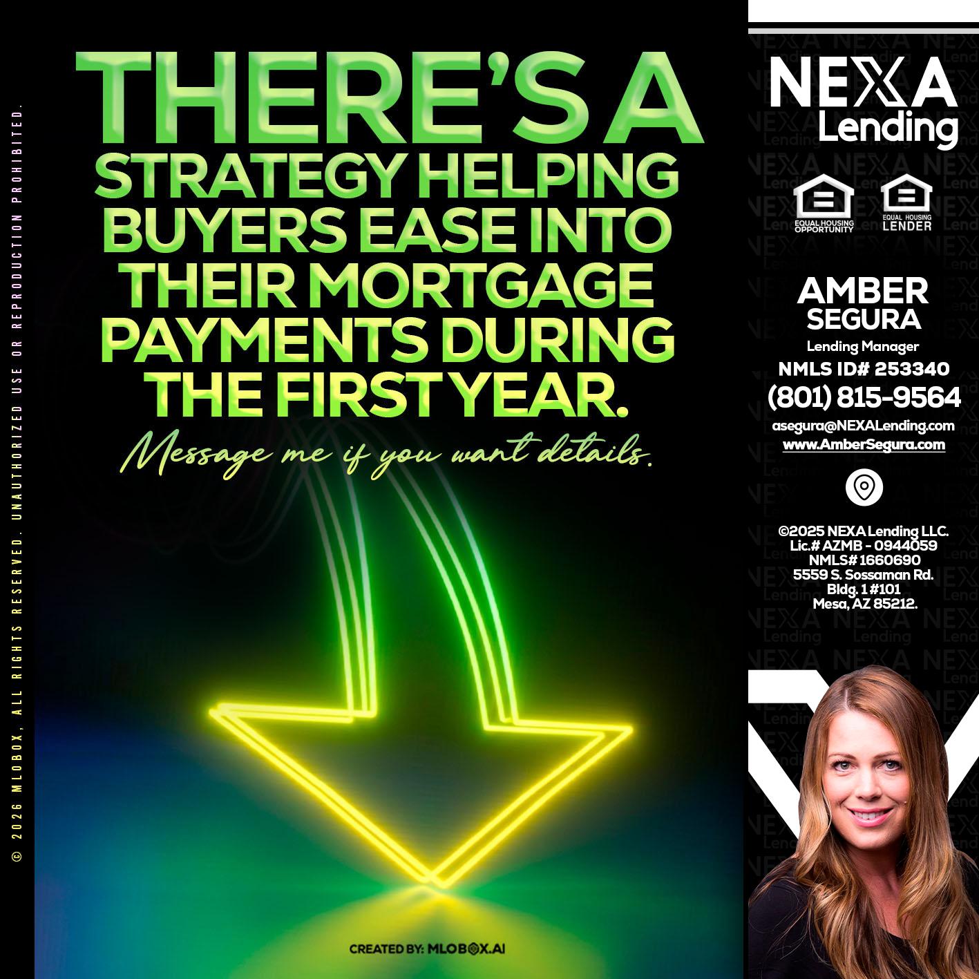 THERES A STATEGY - Amber Segura -Lending Manager