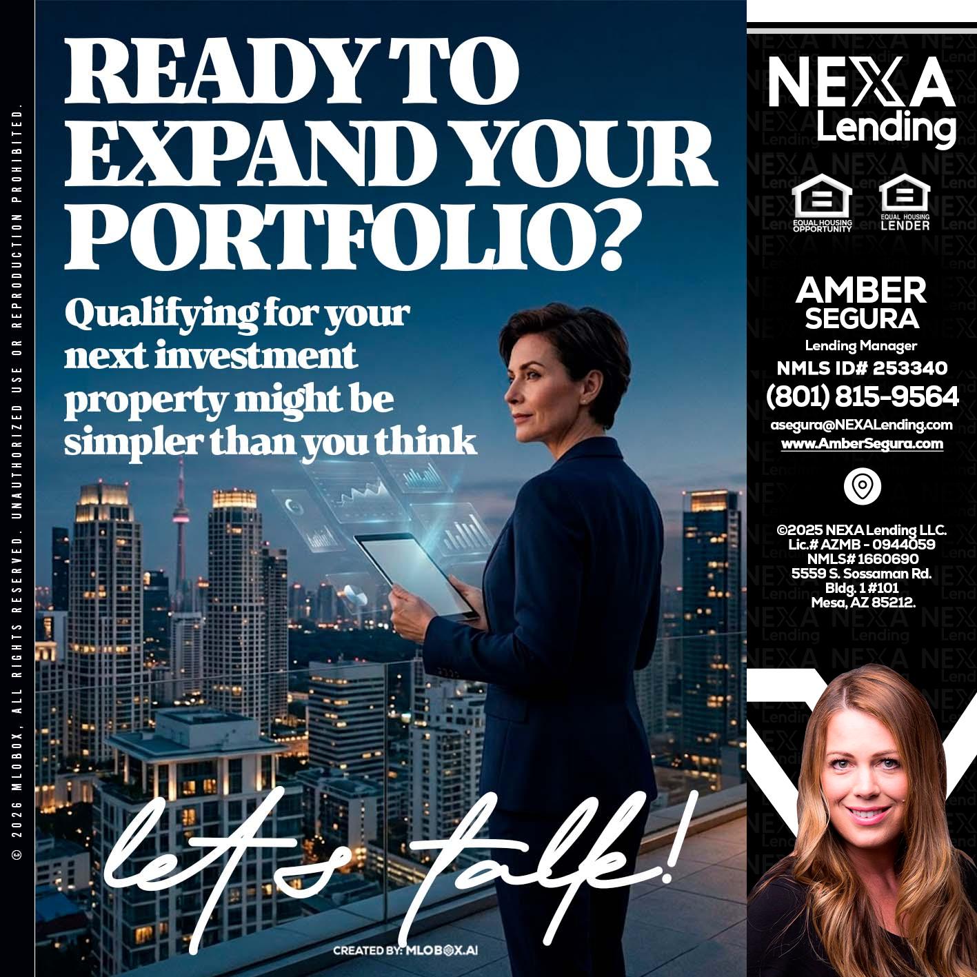 READY TO EXPAND - Amber Segura -Lending Manager