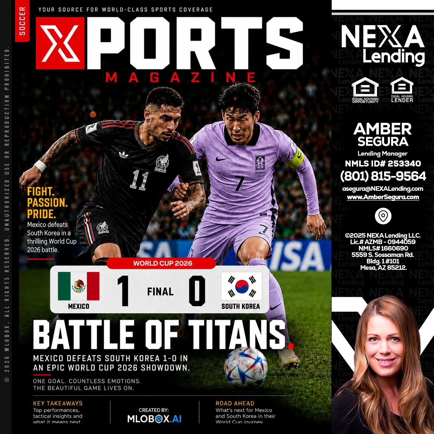 XPORTS MAGAZINE - Amber Segura -Lending Manager