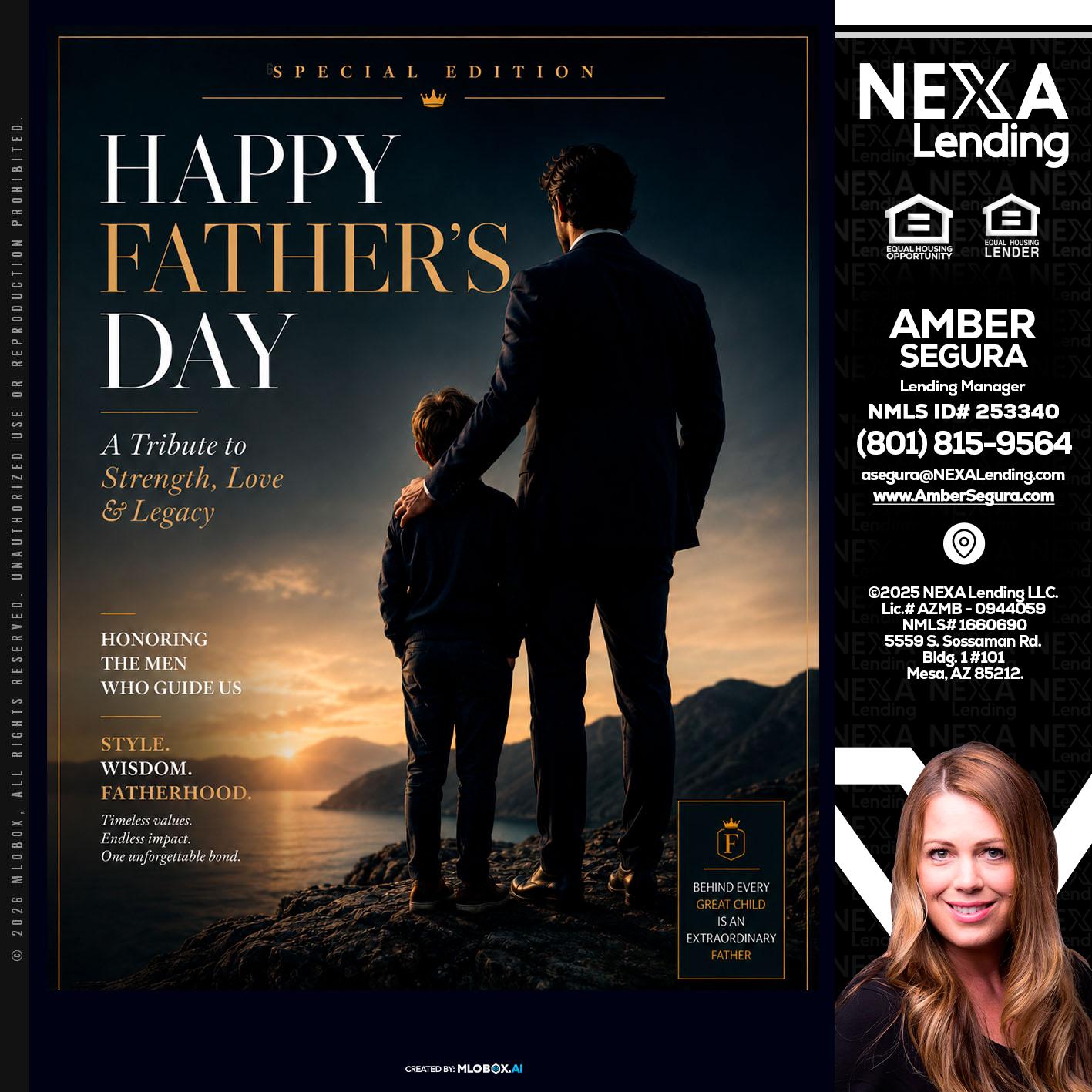 HAPPY FATHERS DAY - Amber Segura -Lending Manager