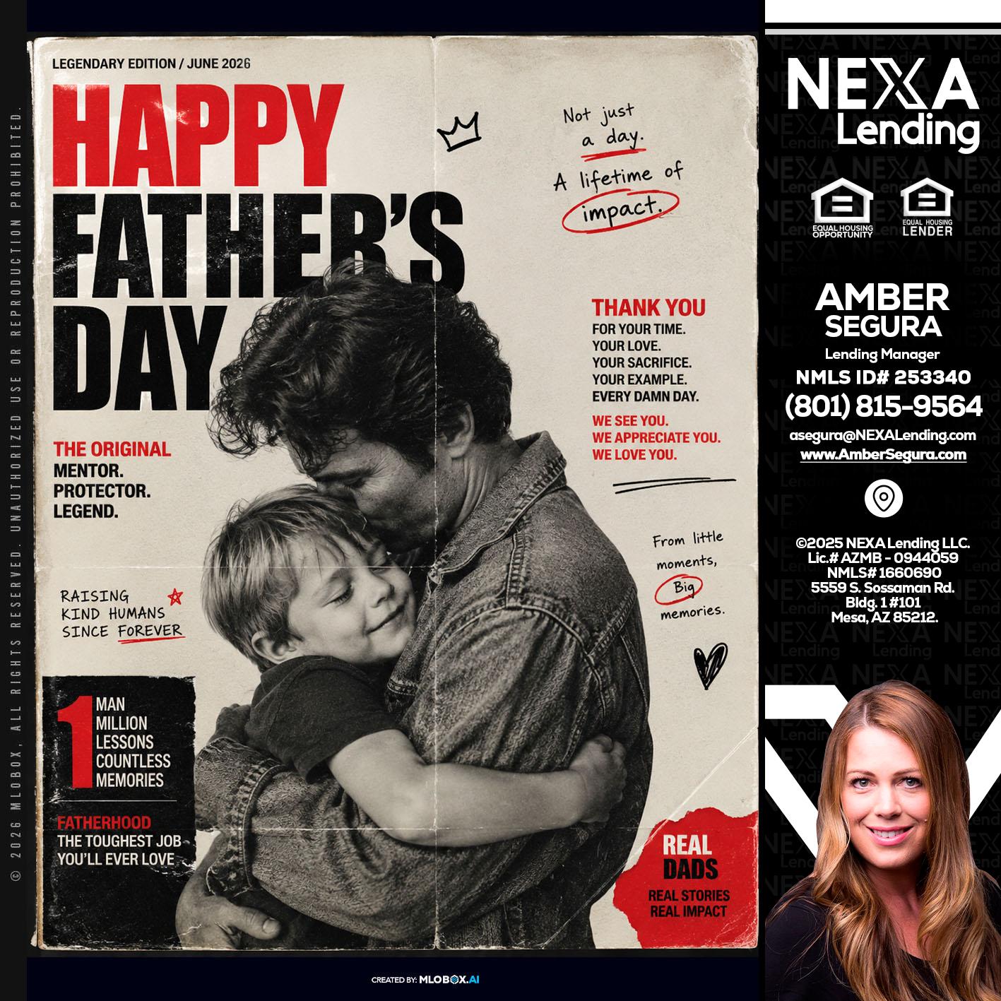 HAPPY FATHERS DAY - Amber Segura -Lending Manager