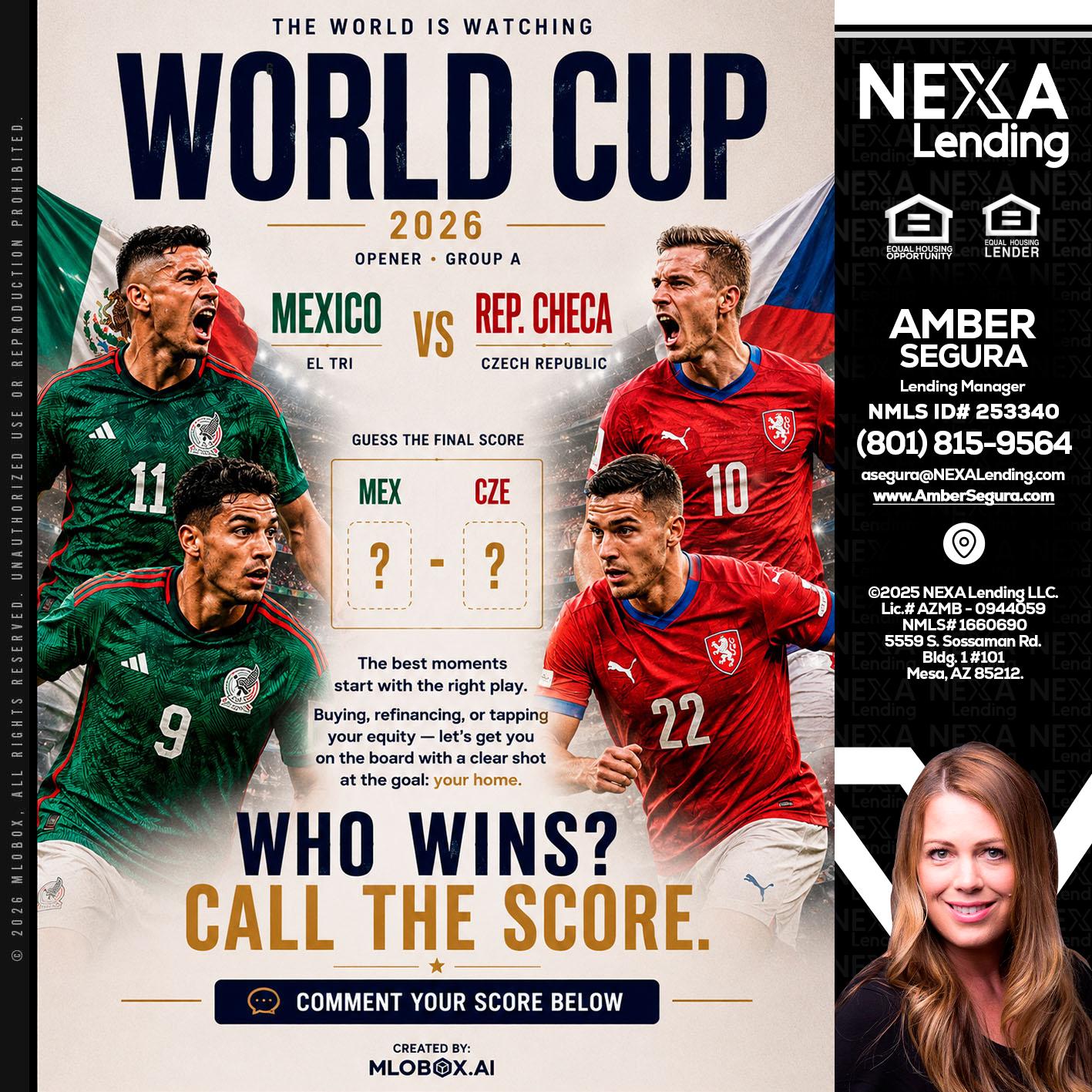 WORLD CUP 2026 - Amber Segura -Lending Manager
