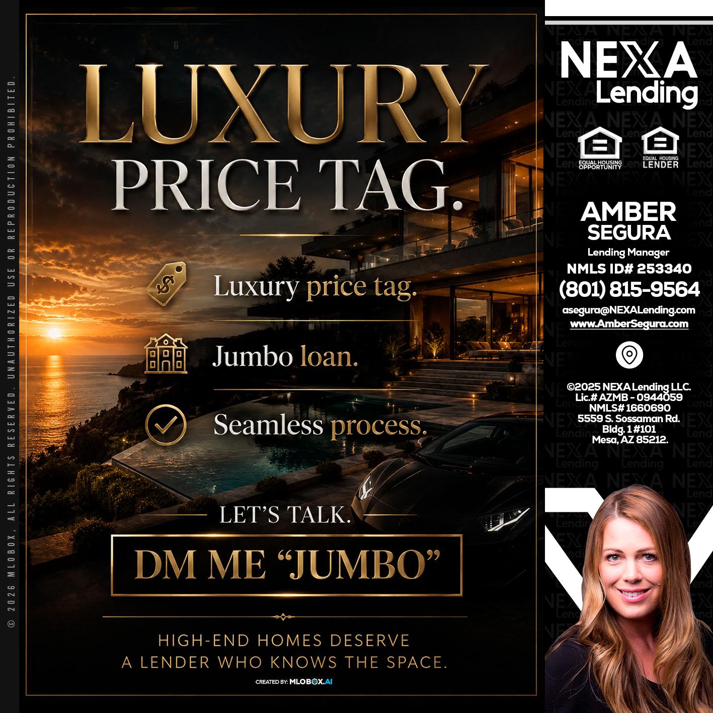 LUXURY PRICE - Amber Segura -Lending Manager