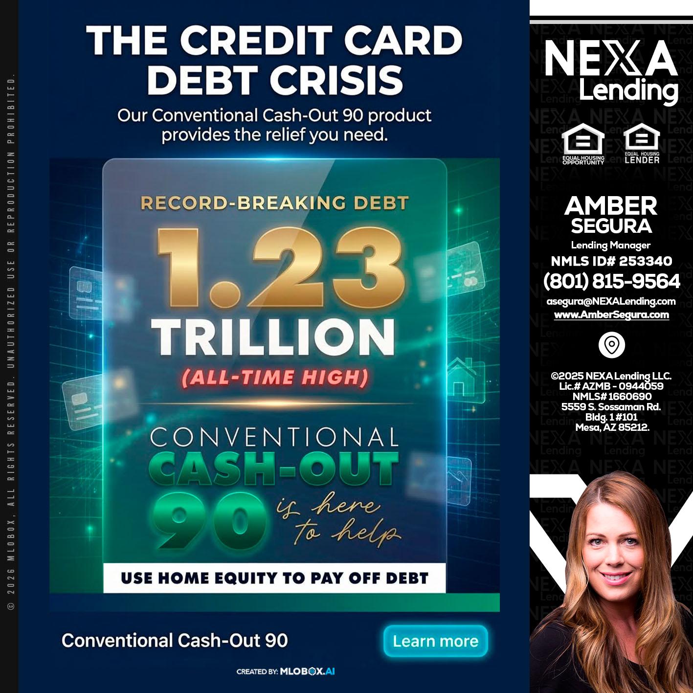 THE CREDIT CARD - Amber Segura -Lending Manager