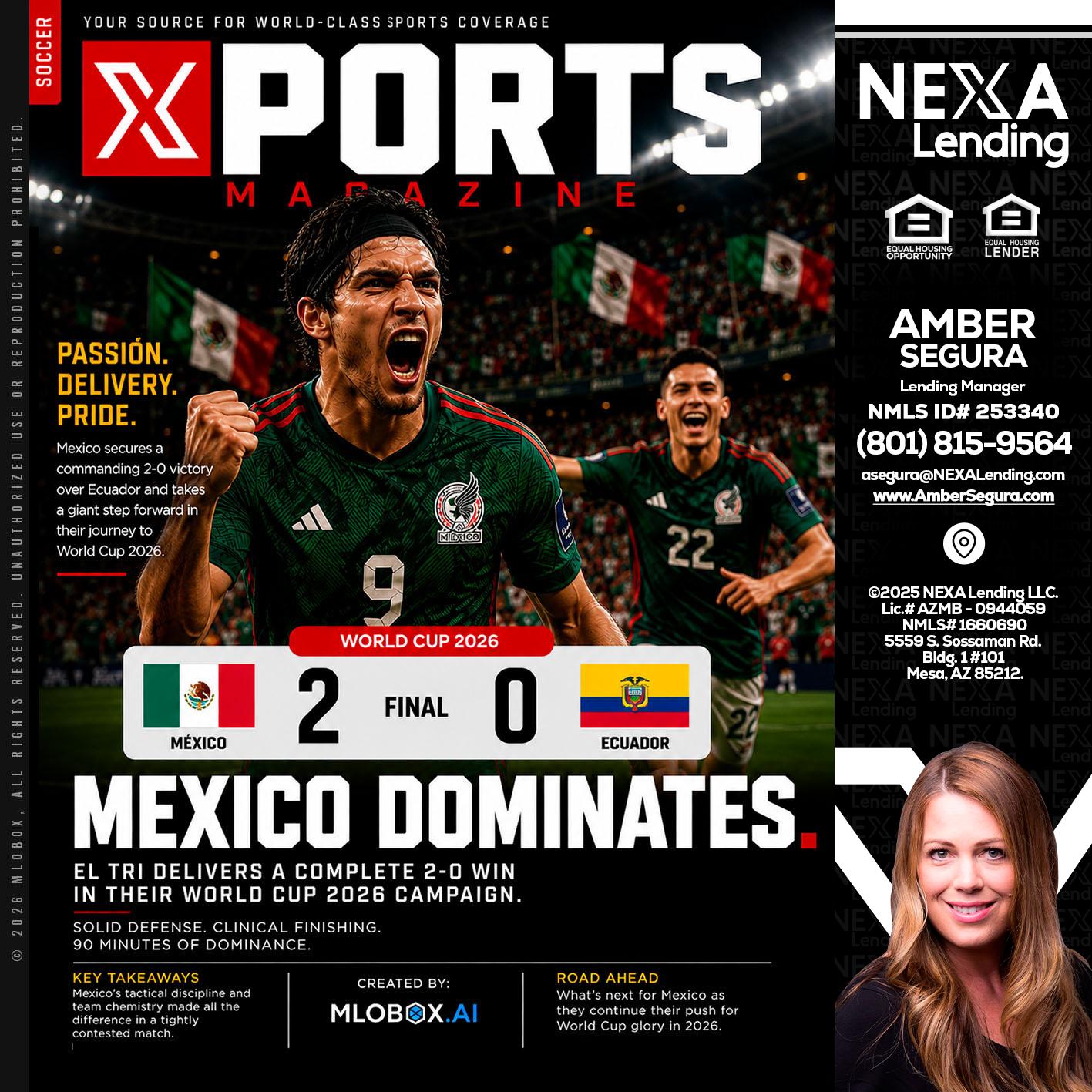 XPORTS MEX 2-0 ECUADOR - Amber Segura -Lending Manager