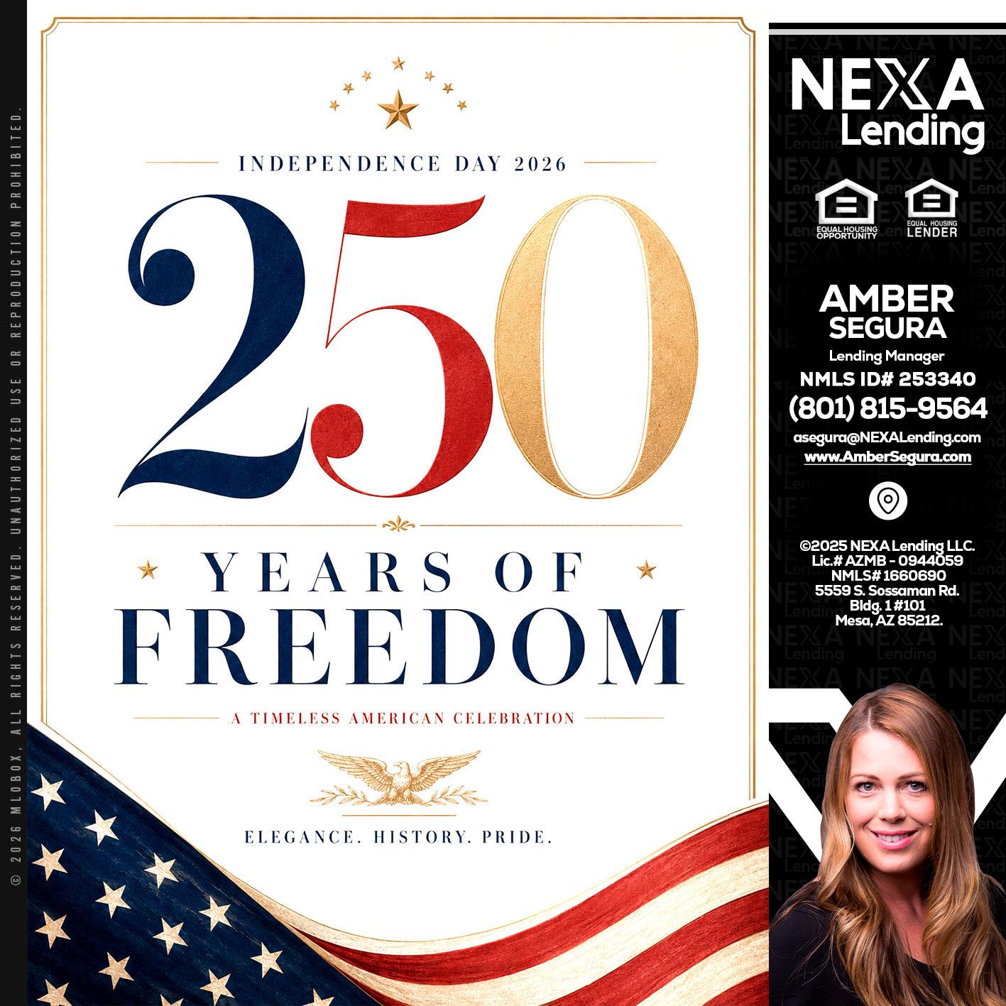 250 YEARS - Amber Segura -Lending Manager