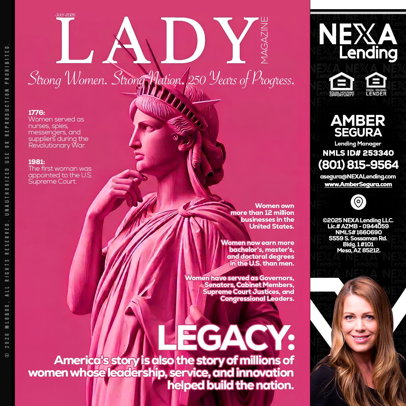 LADY LIBERTY! - Amber Segura -Lending Manager