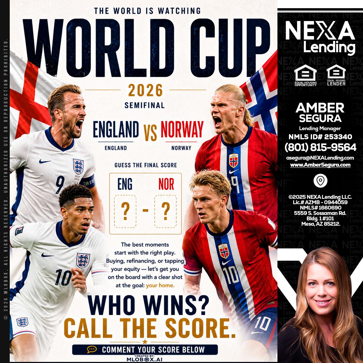 WORLD CUP 2026 - Amber Segura -Lending Manager