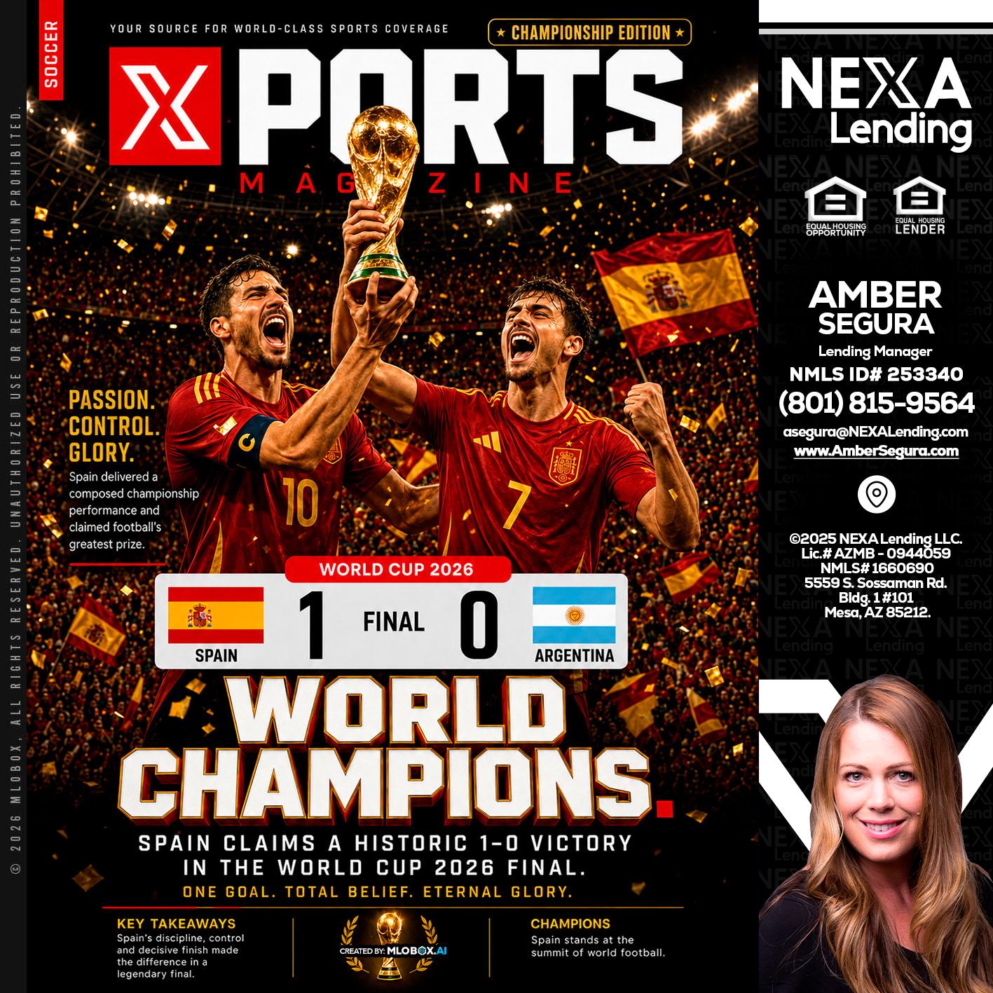 SPAIN CHAMPION - Amber Segura -Lending Manager