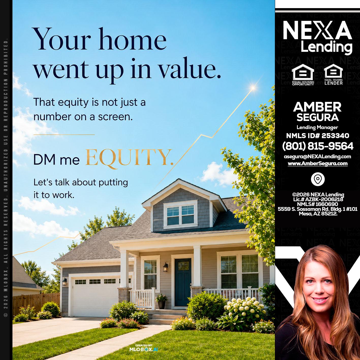YOUR HOME - Amber Segura -Lending Manager