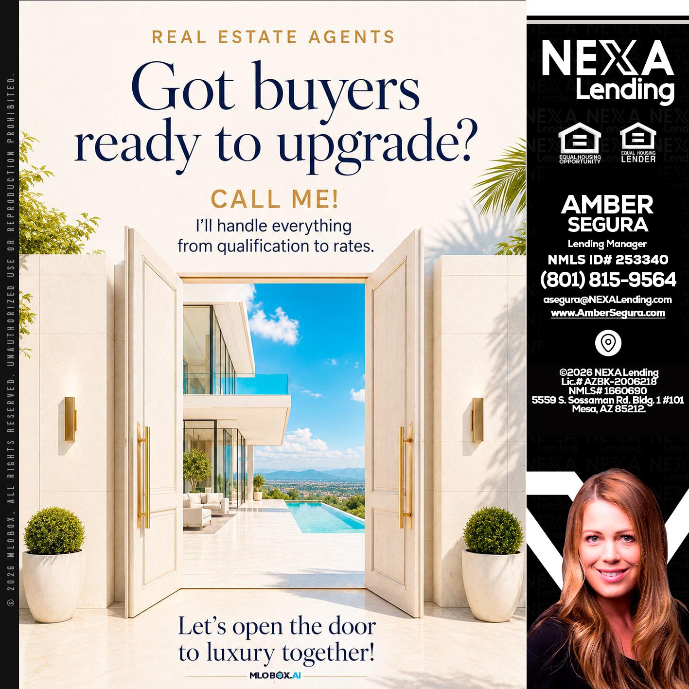 got buyers? - Amber Segura -Lending Manager