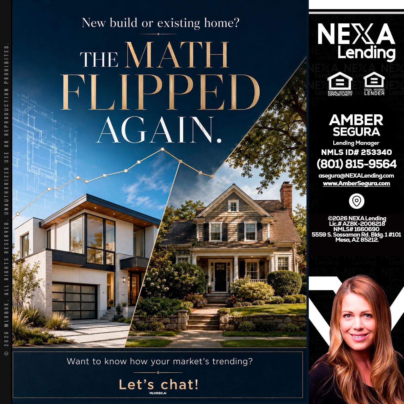 THE MATH FLIPED - Amber Segura -Lending Manager