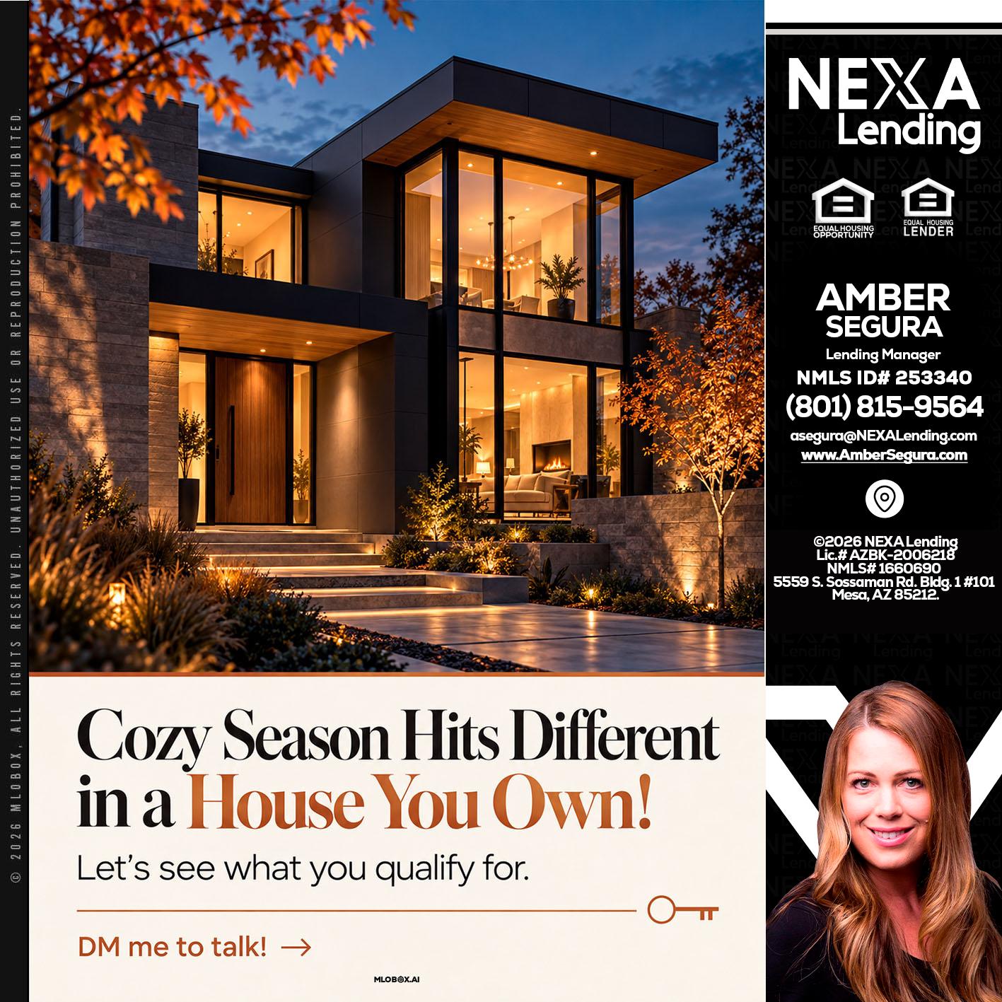 COZY SEASON - Amber Segura -Lending Manager