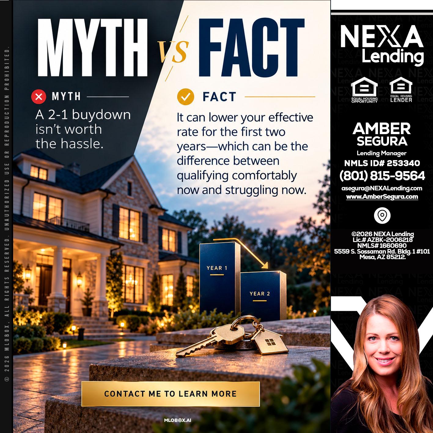 MYTH VS FACT - Amber Segura -Lending Manager