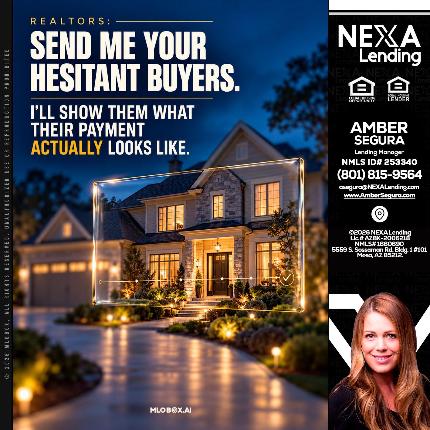 REALTOR - Amber Segura -Lending Manager