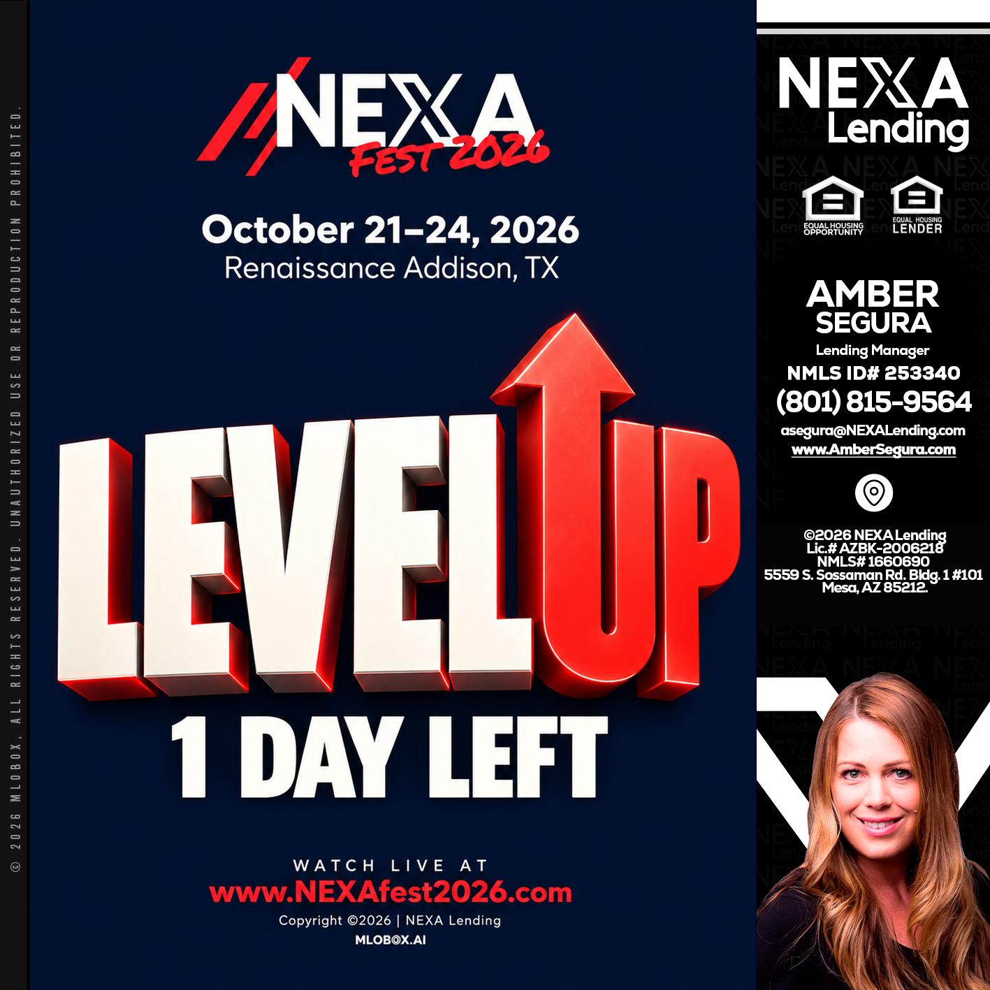 LEVEL UP - Amber Segura -Lending Manager